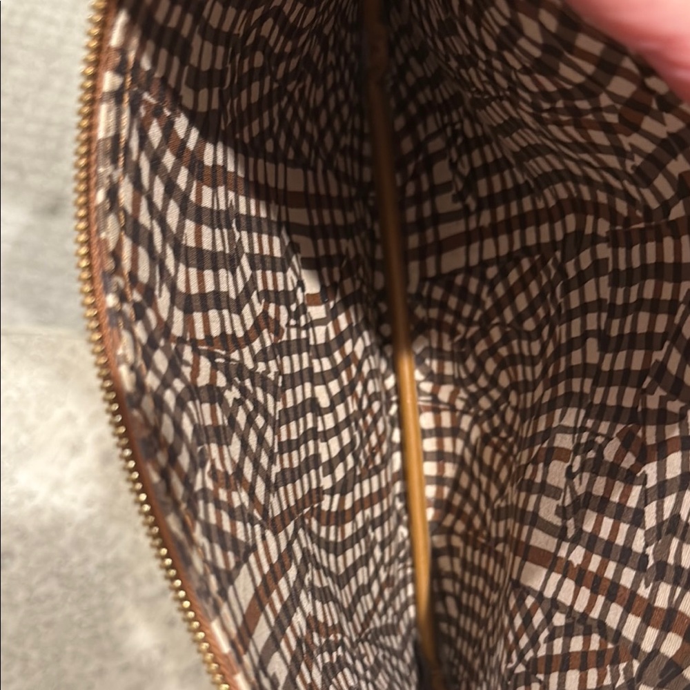 MCM Cognac Monogram Tote - Picture 6 of 9